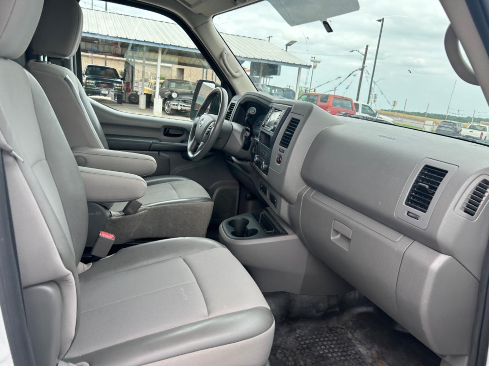 2018 White Nissan NV Cargo (1N6BF0KM6JN) with an 4.0L V6 F DOHC 24V engine, Automatic transmission, located at 1687 Business 35 S, New Braunfels, TX, 78130, (830) 625-7159, 29.655487, -98.051491 - Photo #2